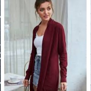 GAP 100% Fine Wool Cardigan Sweater long womens XS SMALL